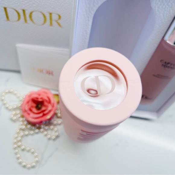 NIB Dior Pink Water Bottle Capture Totale Intensive Essence Lotion 5oz Set New - Picture 3 of 6